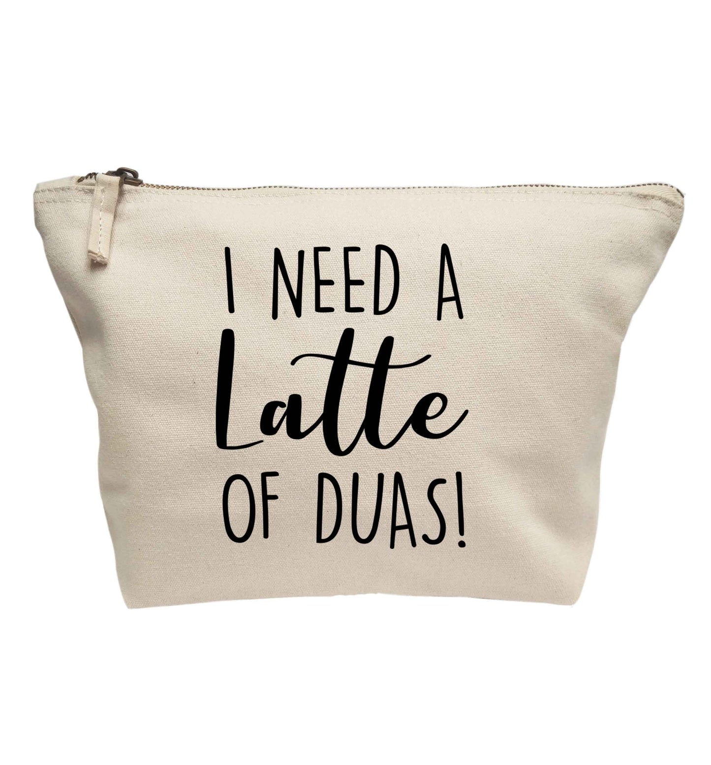 I need a latte duas | makeup / wash bag
