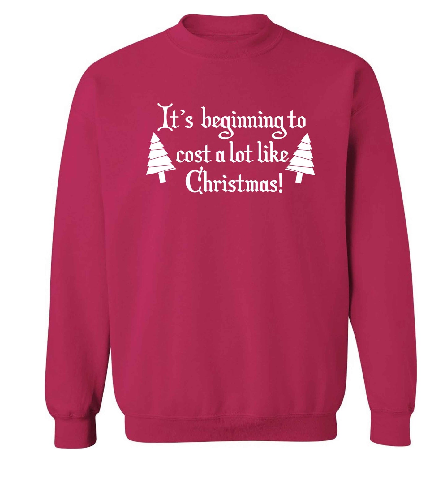 It's beginning to cost a lot like Christmas Adult's unisex pink Sweater 2XL
