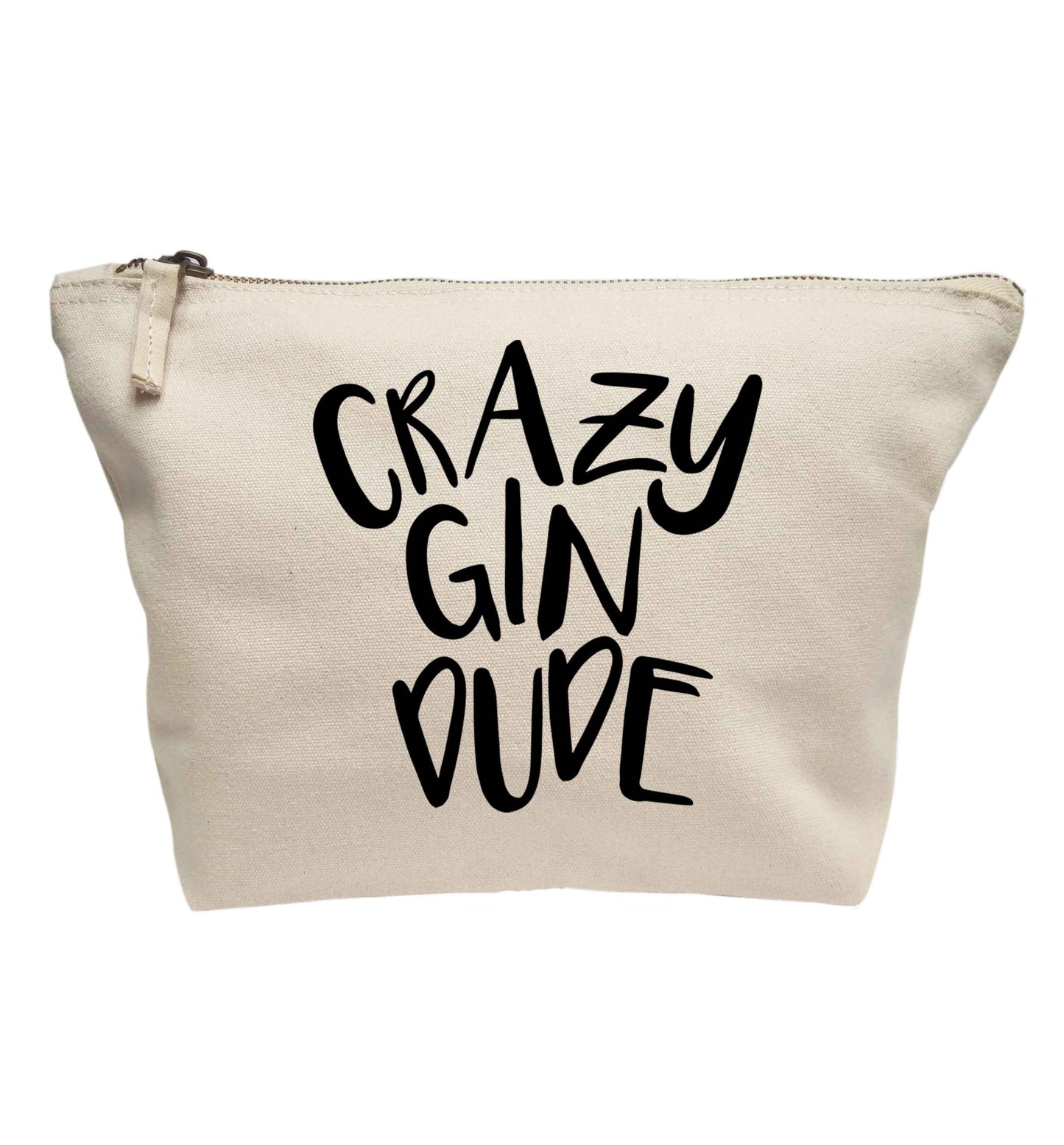 Crazy gin dude | makeup / wash bag