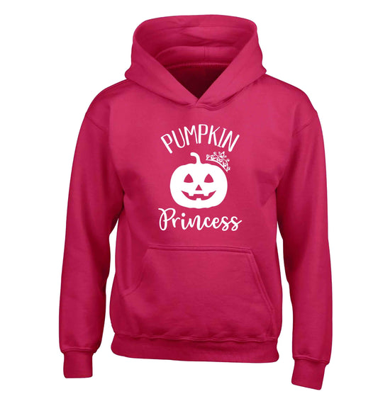 Happiness Pumpkin Spice children's pink hoodie 12-13 Years