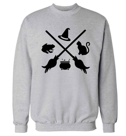 Witch symbol Adult's unisex grey Sweater 2XL