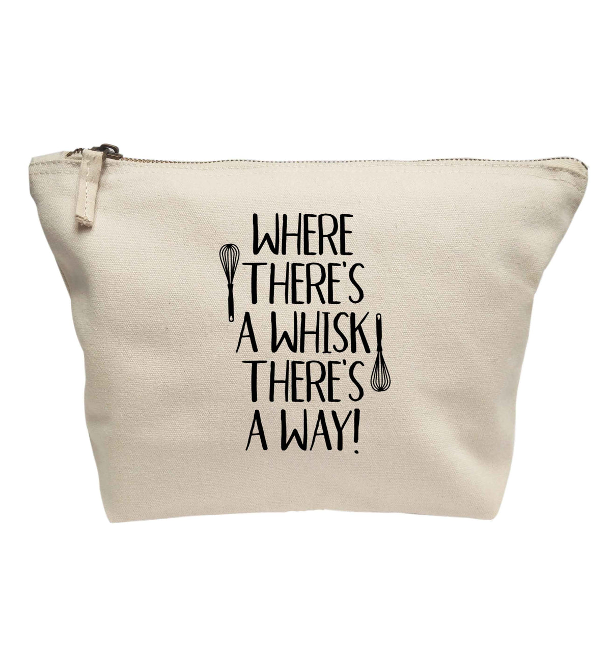 Where there's a whisk there's a way | makeup / wash bag