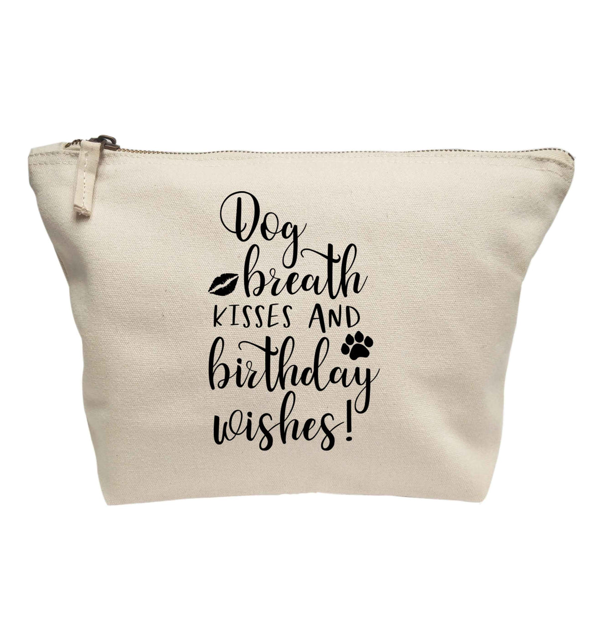 Dog breath kisses and christmas wishes | makeup / wash bag