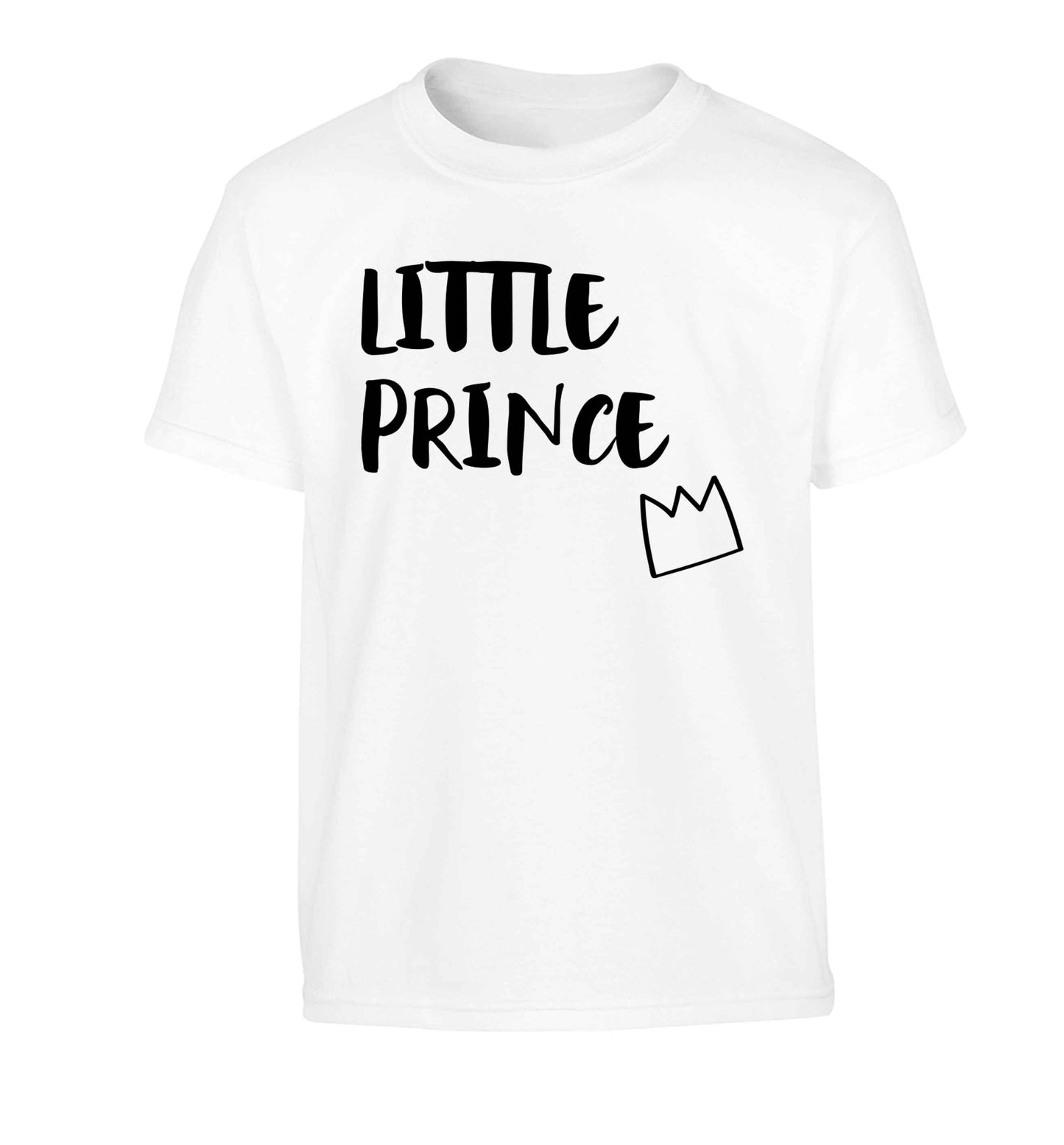 Little prince Children's white Tshirt 12-13 Years