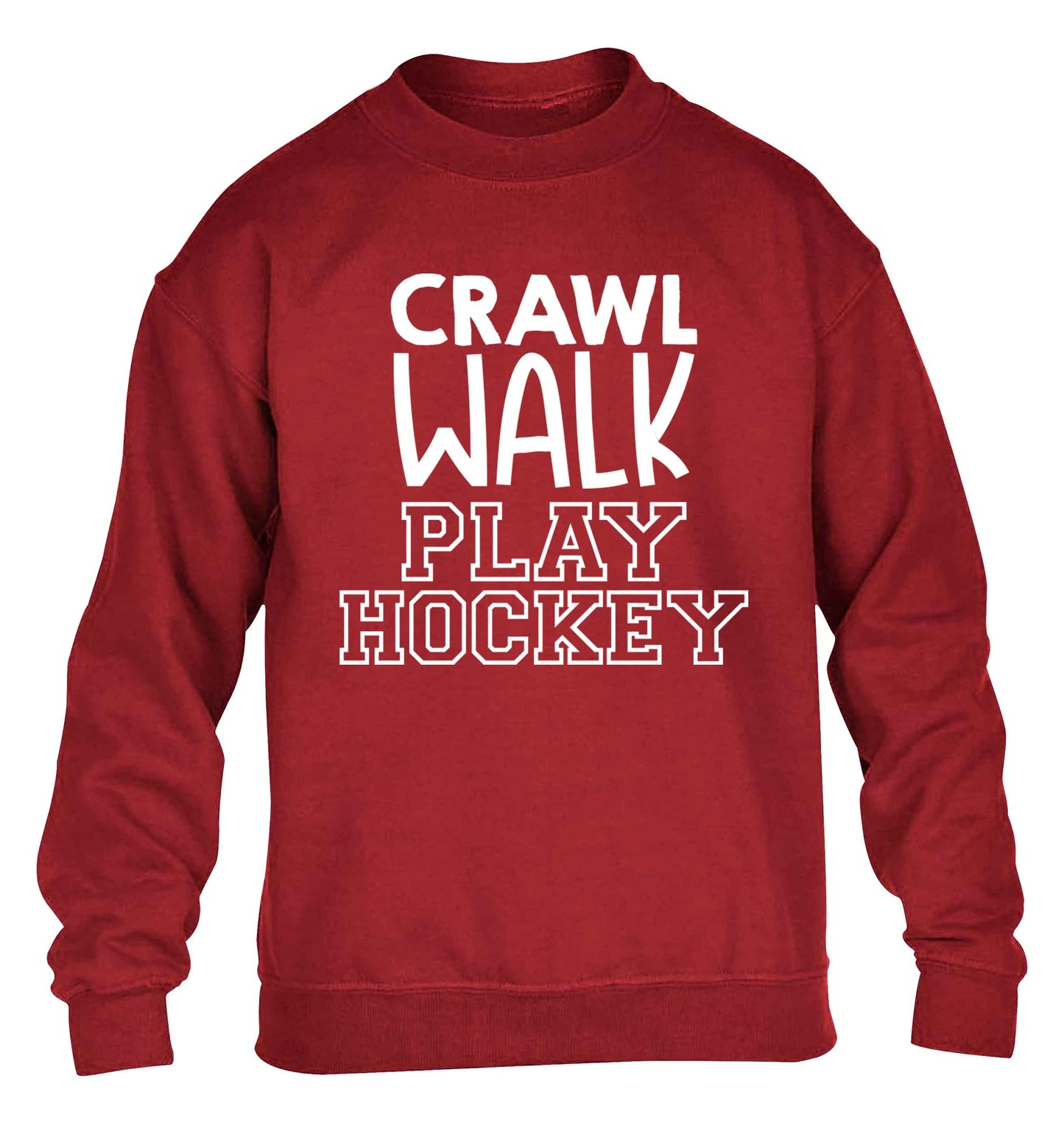 Crawl walk play hockey children's grey sweater 12-13 Years