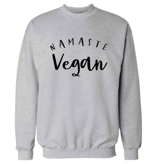 Namaste vegan Adult's unisex grey Sweater 2XL