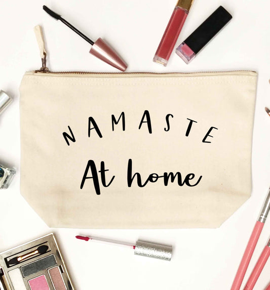 Namaste at home natural makeup bag