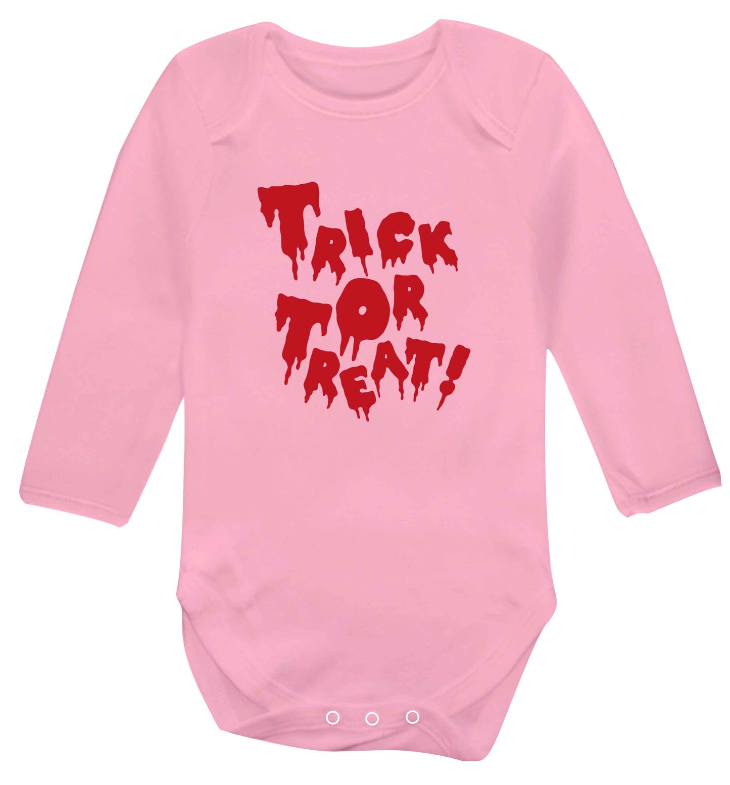 Pumpkin on Way baby vest long sleeved pale pink 6-12 months