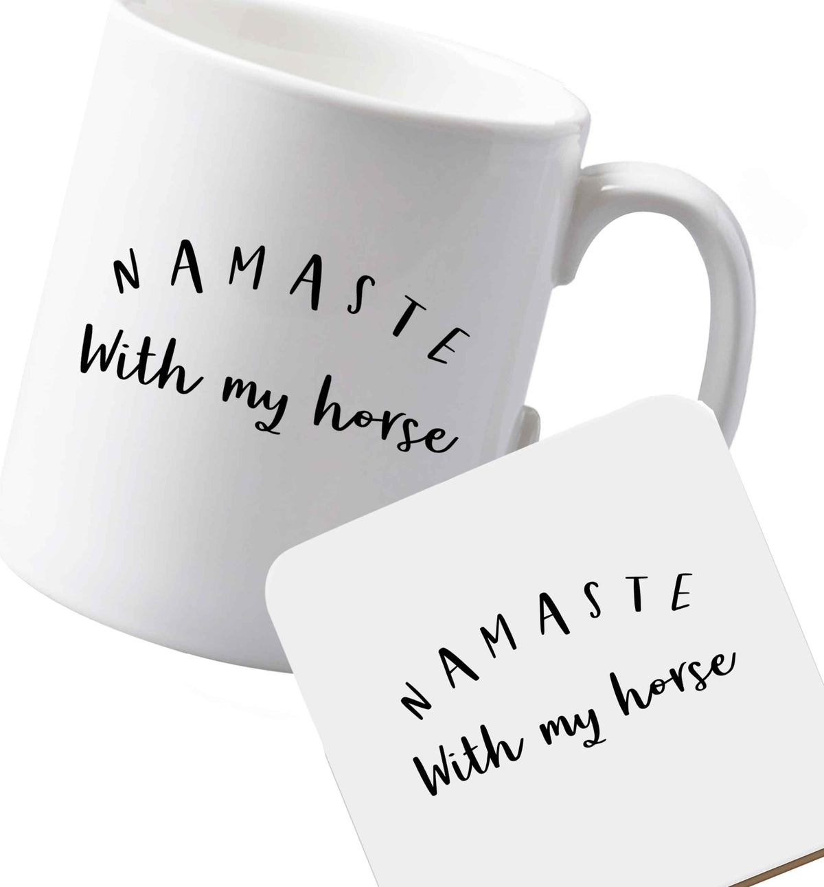 10 oz Ceramic mug and coaster Favourite Type Pan Pancake both sides