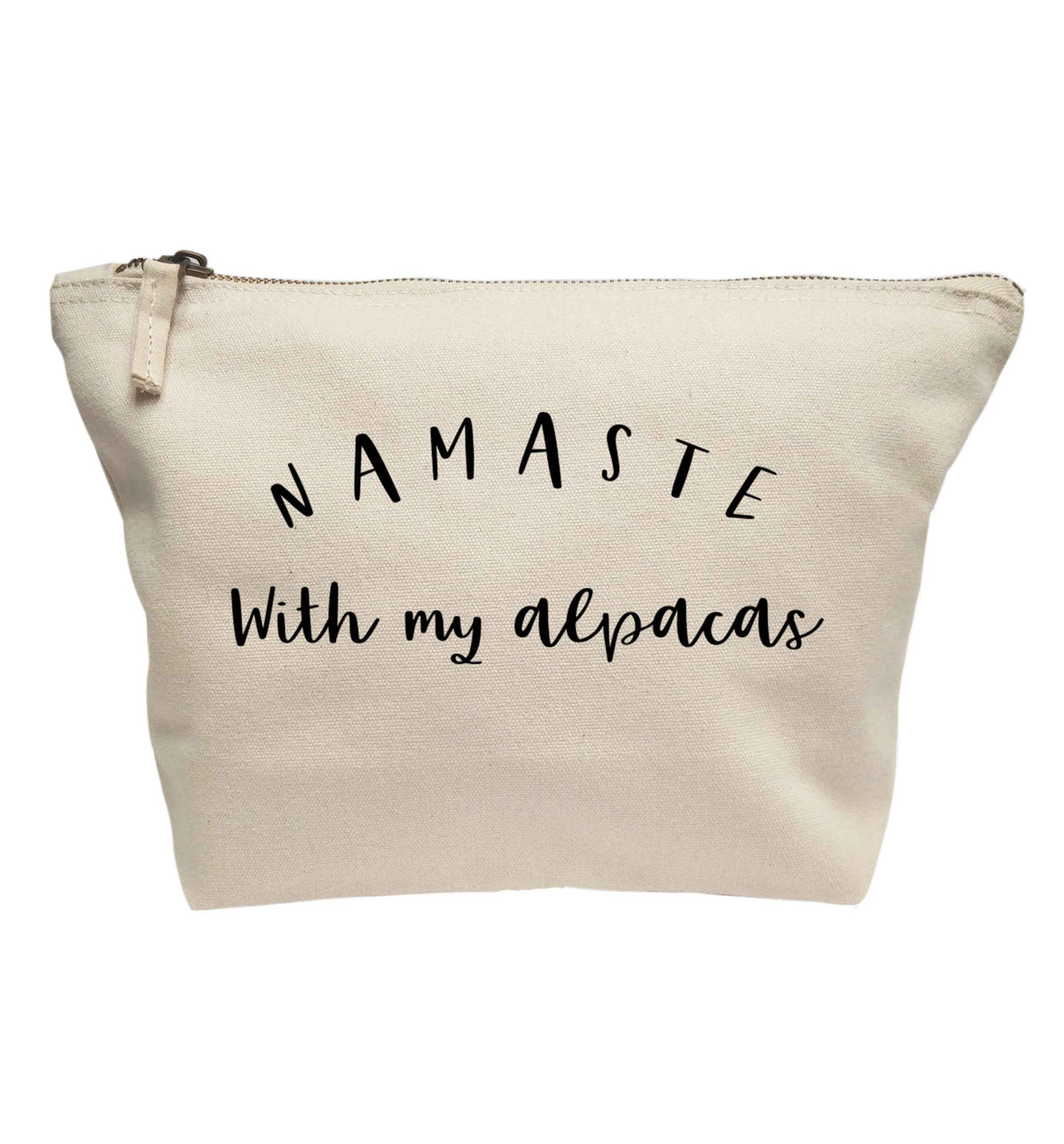 Namaste with my alpacas | makeup / wash bag