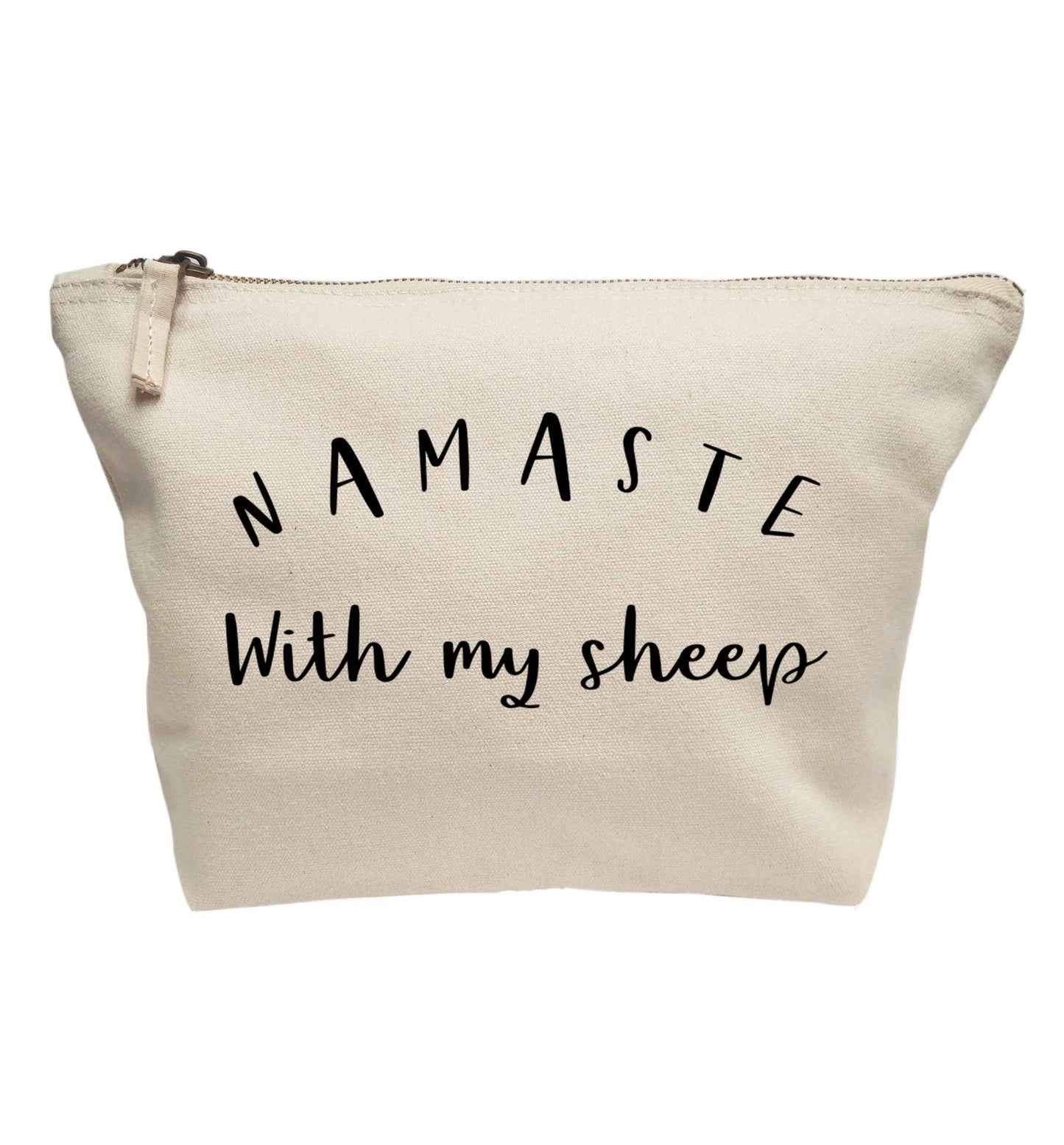 Namaste with my sheep | makeup / wash bag