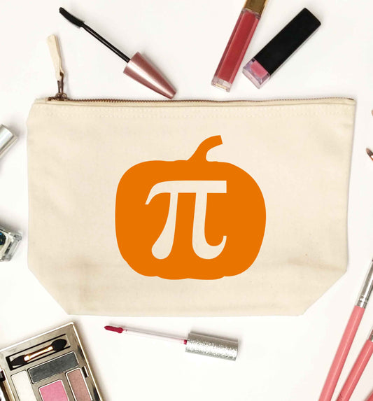 Pumpkin Pie natural makeup bag