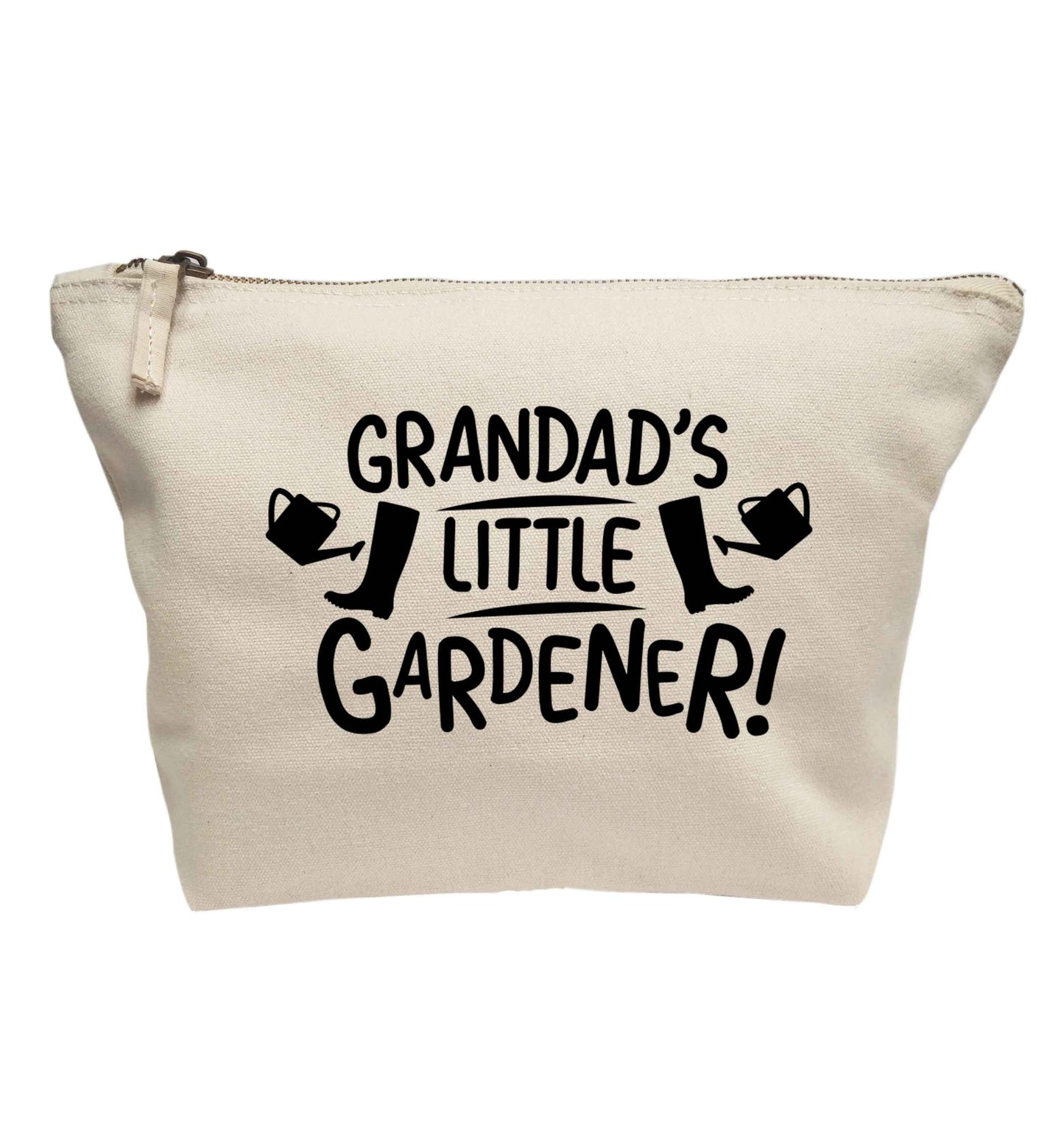 Grandad's little gardener | makeup / wash bag