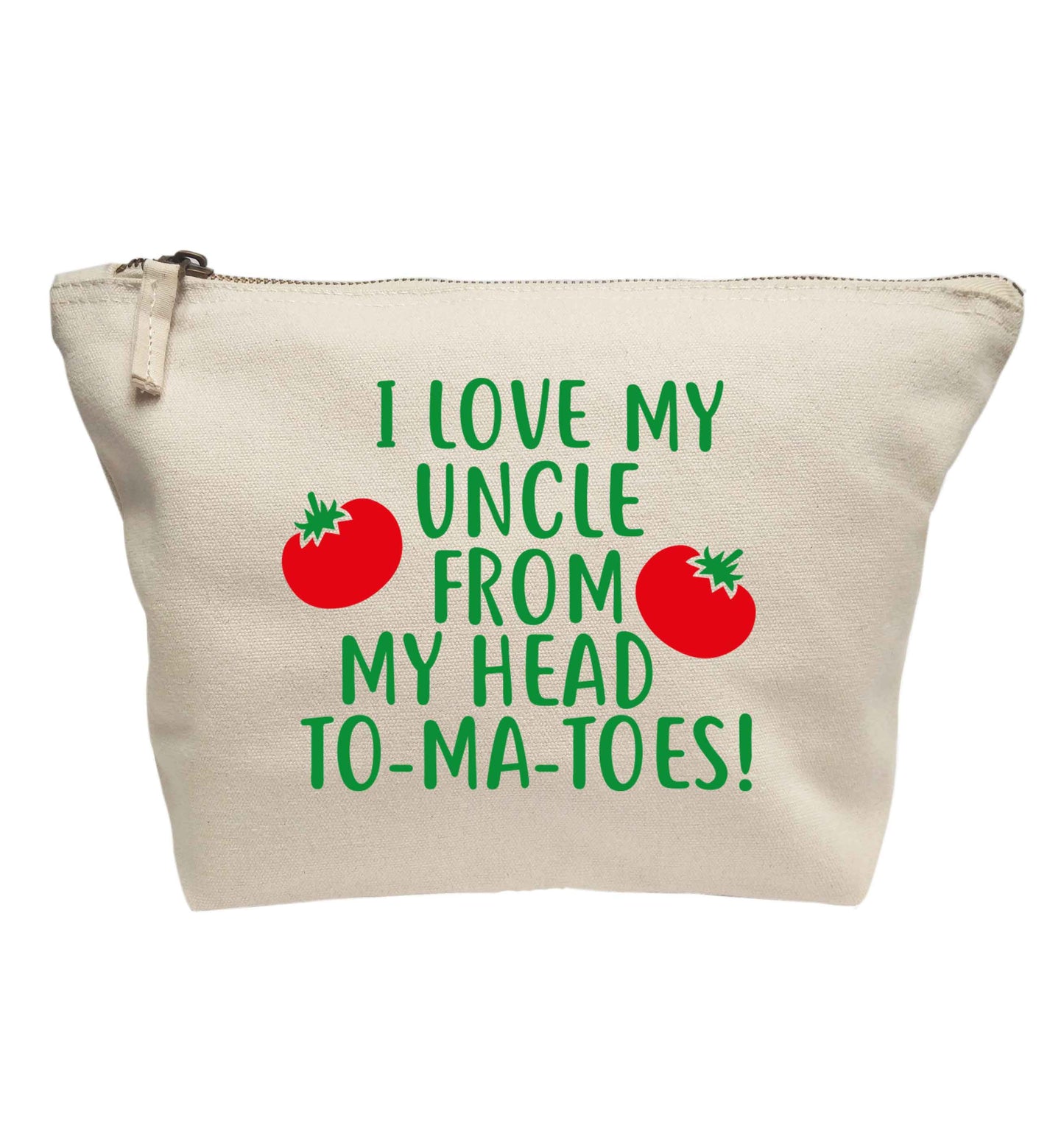 I love my uncle from my head To-Ma-Toes | makeup / wash bag