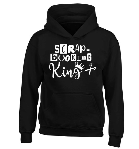 Scrapbooking King children's black hoodie 12-13 Years