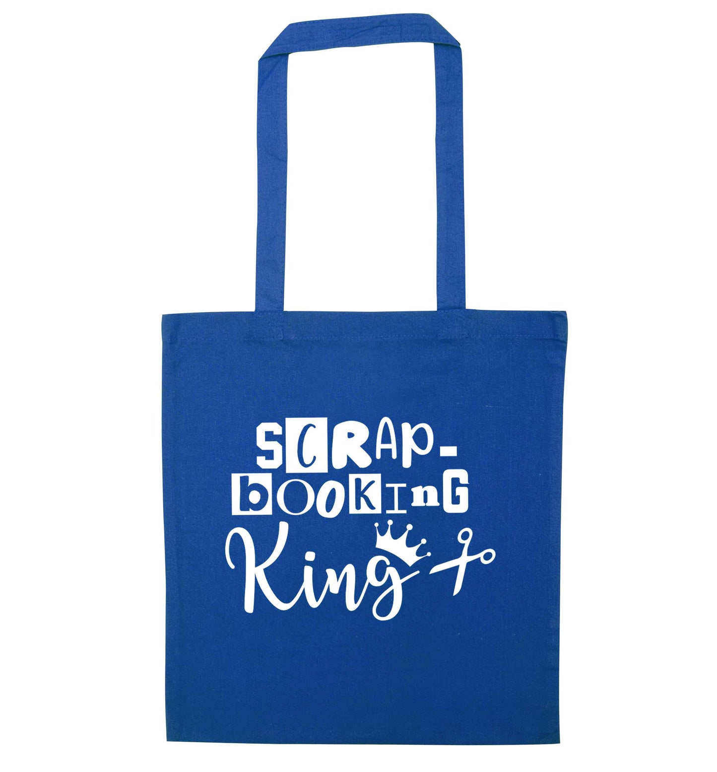 Scrapbooking King blue tote bag