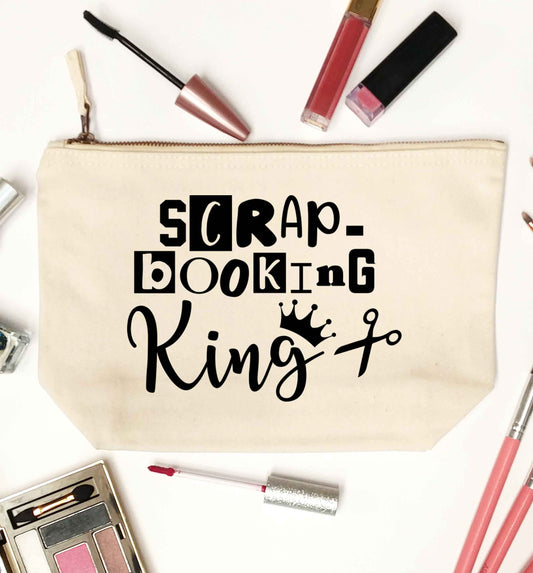 Scrapbooking King natural makeup bag