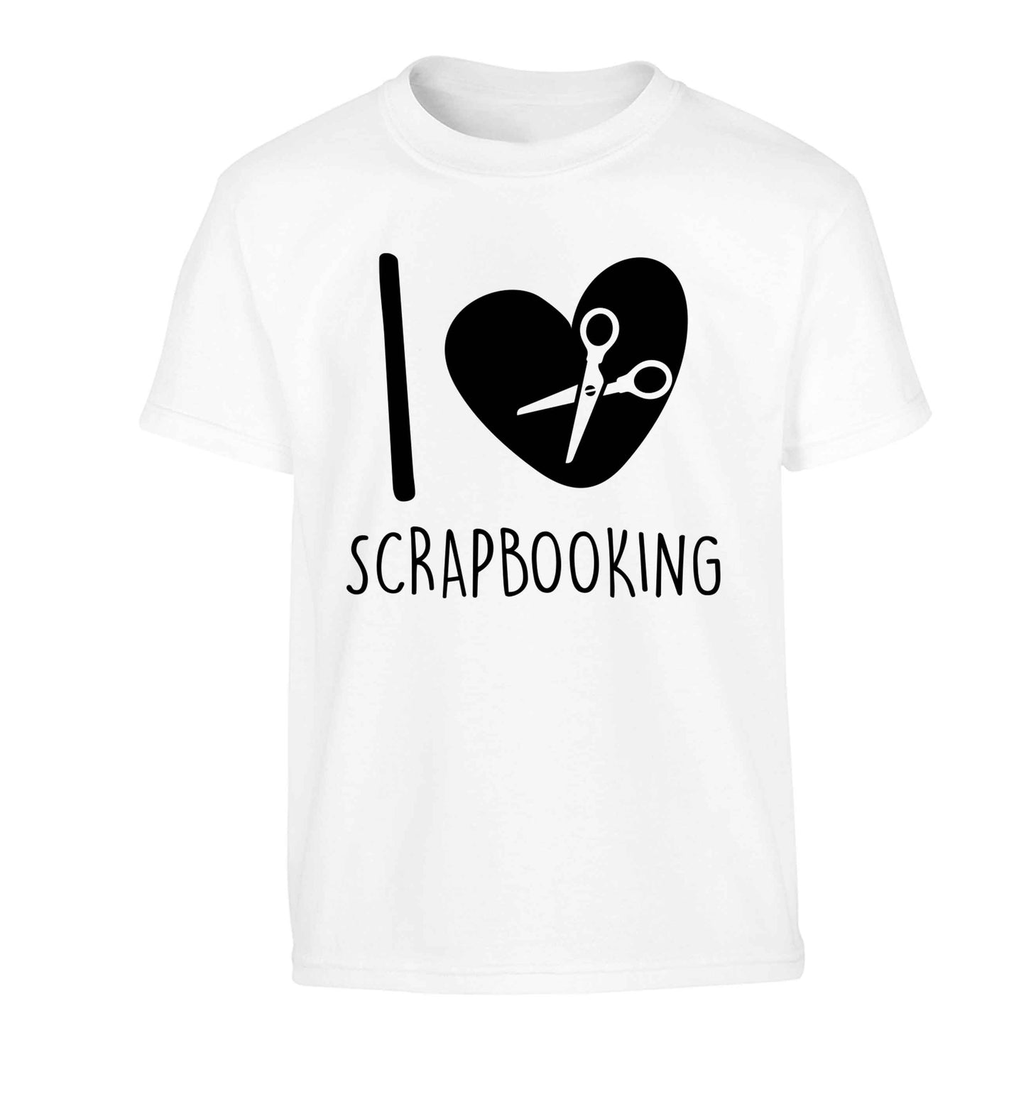 I love scrapbooking Children's white Tshirt 12-13 Years
