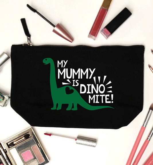 My mummy is dinomite black makeup bag