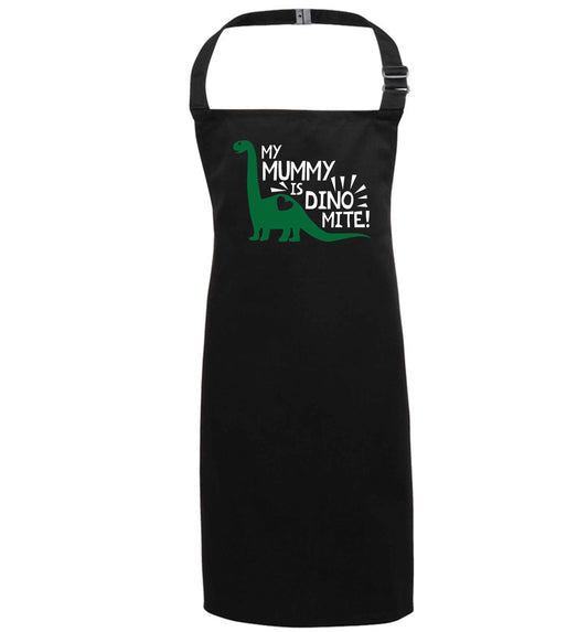 My mummy is dinomite black apron 7-10 years