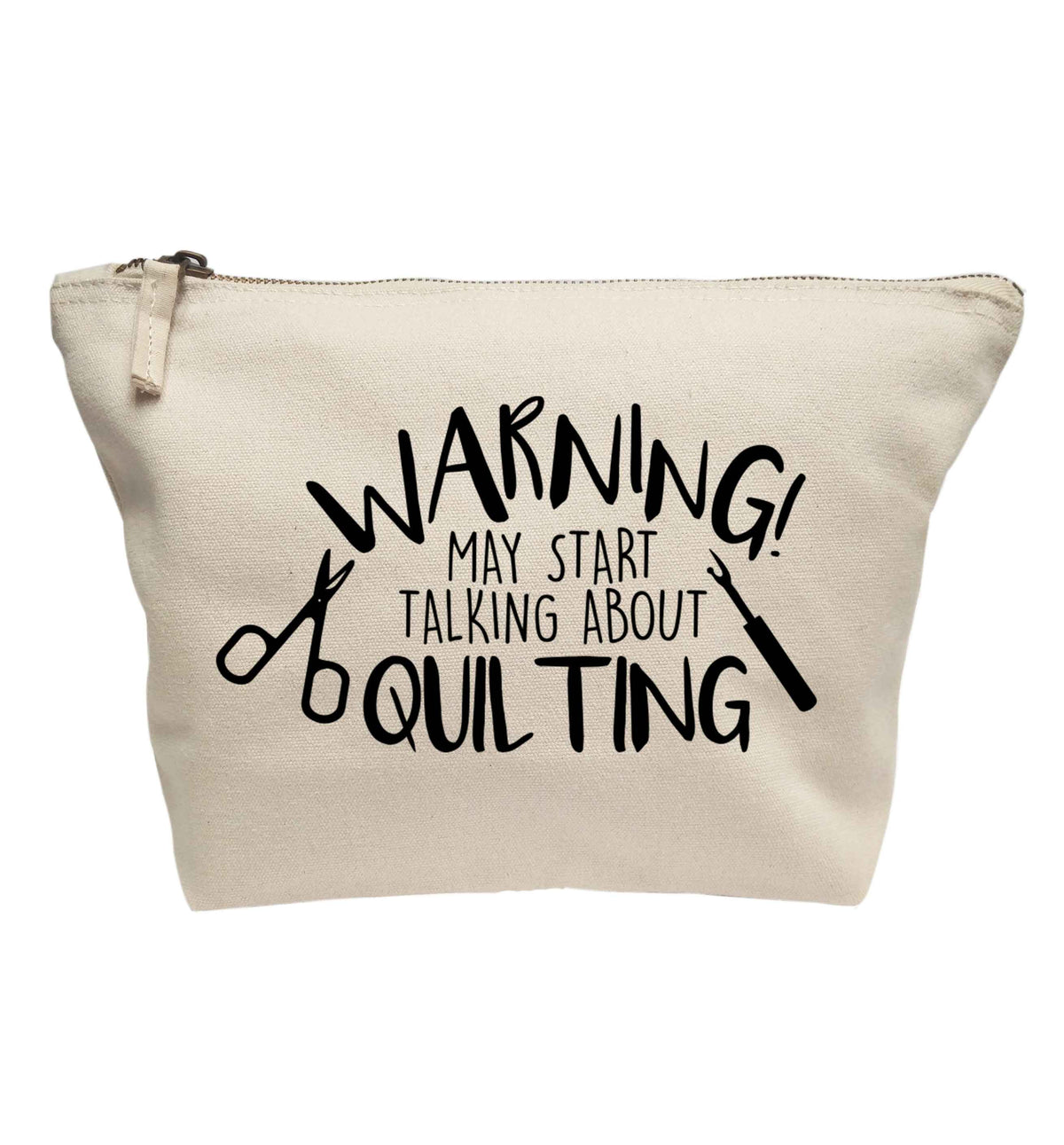 Warning may start talking about quilting | makeup / wash bag