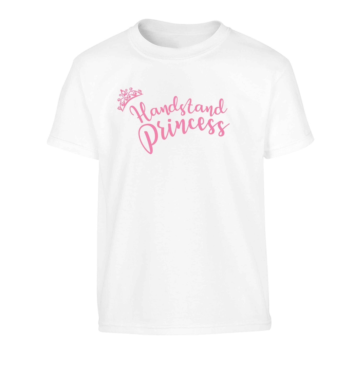 Handstand princess Children's white Tshirt 12-13 Years