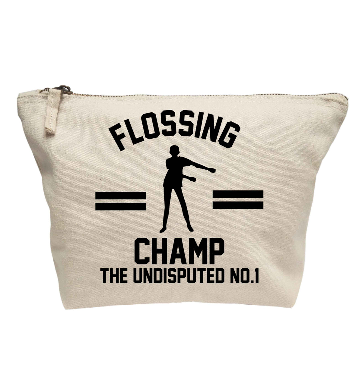 Undisputed flossing championship no.1 | makeup / wash bag