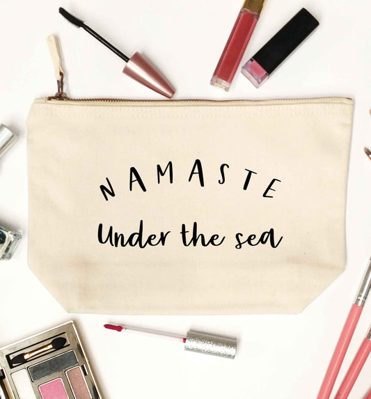 Namaste under the water natural makeup bag