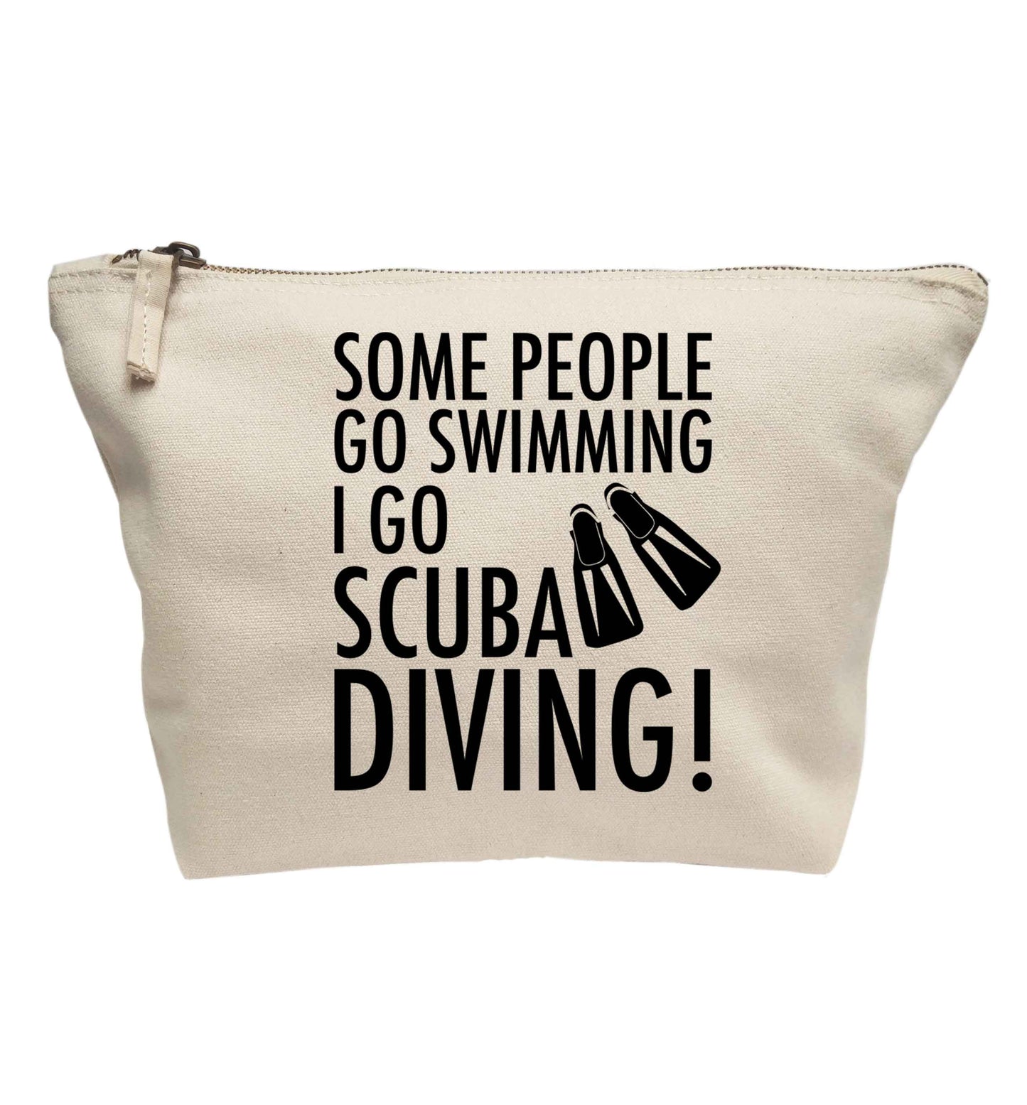 Some people go swimming I go scuba diving! | makeup / wash bag