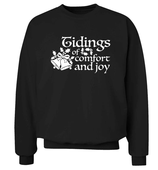 Tidings of comfort and joy Adult's unisex black Sweater 2XL