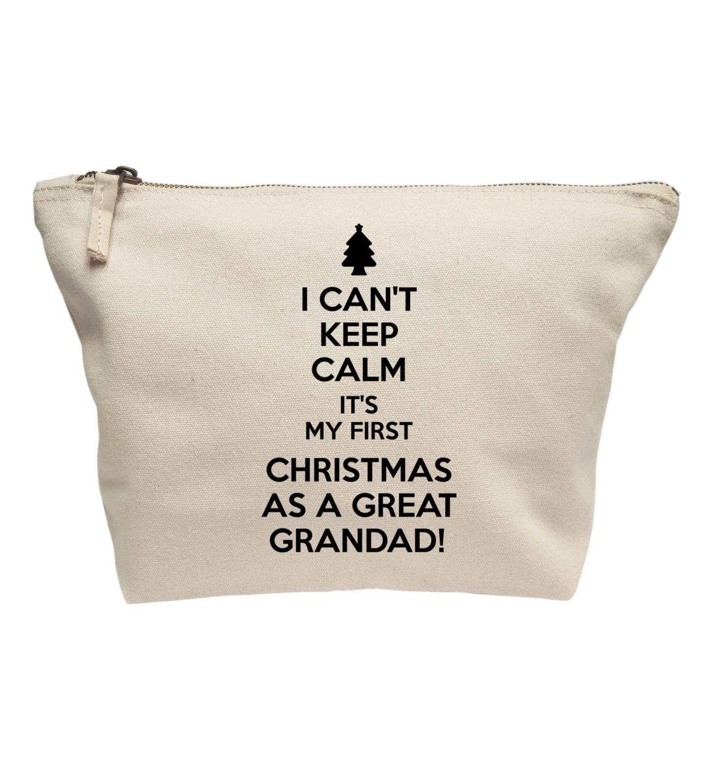 I can't keep calm it's my first Christmas as a great grandad! | makeup / wash bag