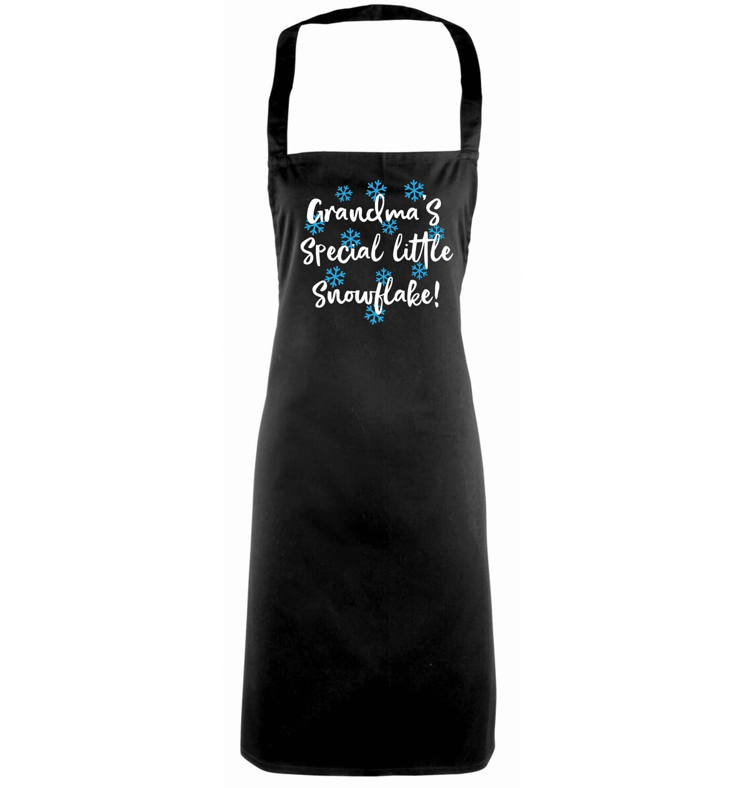 Grandma's special little snowflake black apron