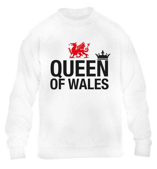 Queen of Wales children's white sweater 12-13 Years