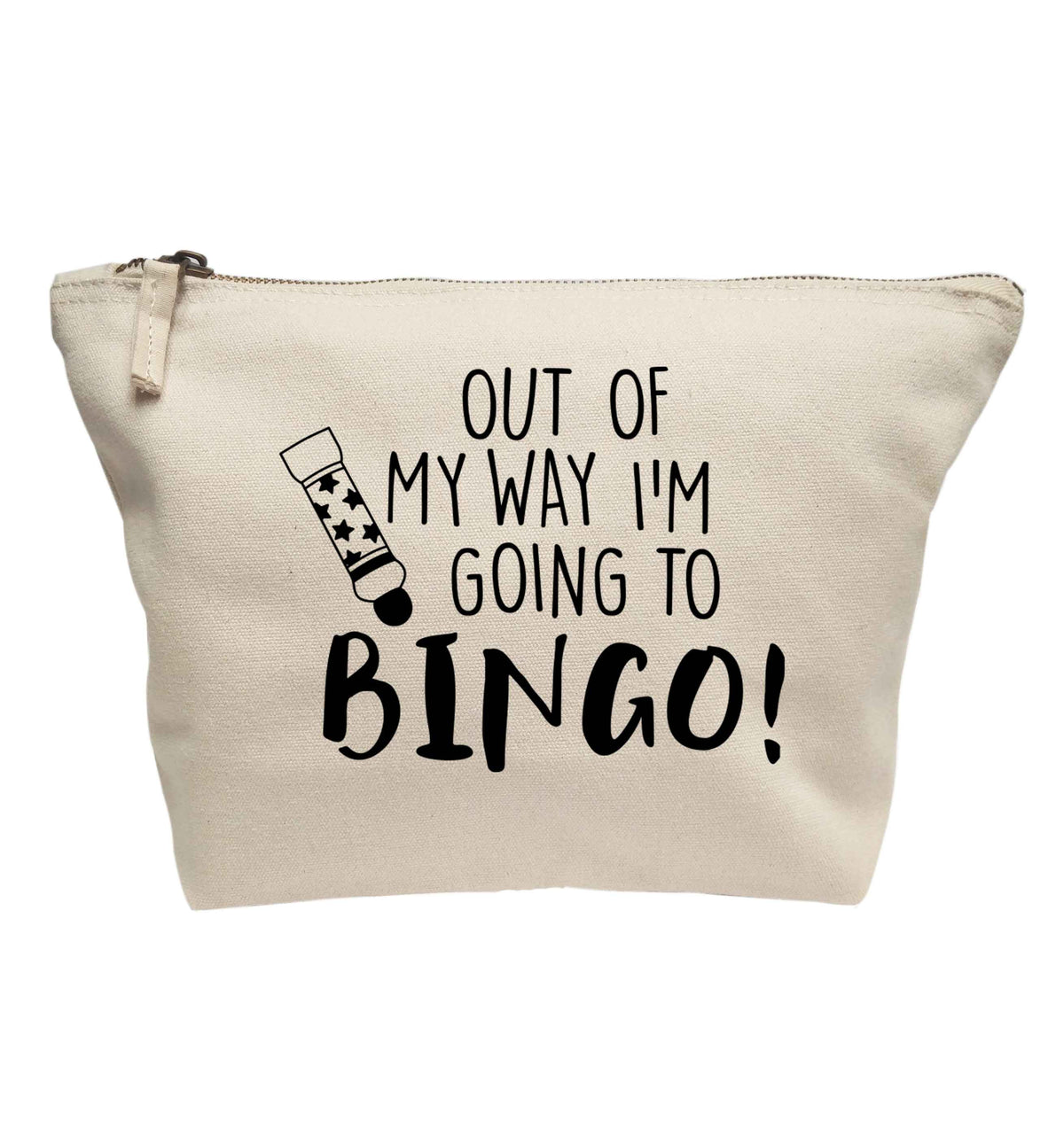 Out of my way I'm going to bingo | makeup / wash bag