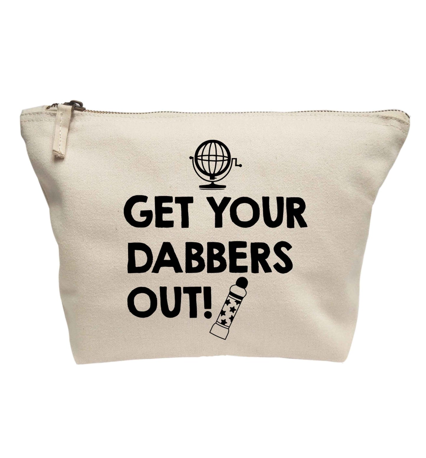 Get your dabbers out | makeup / wash bag