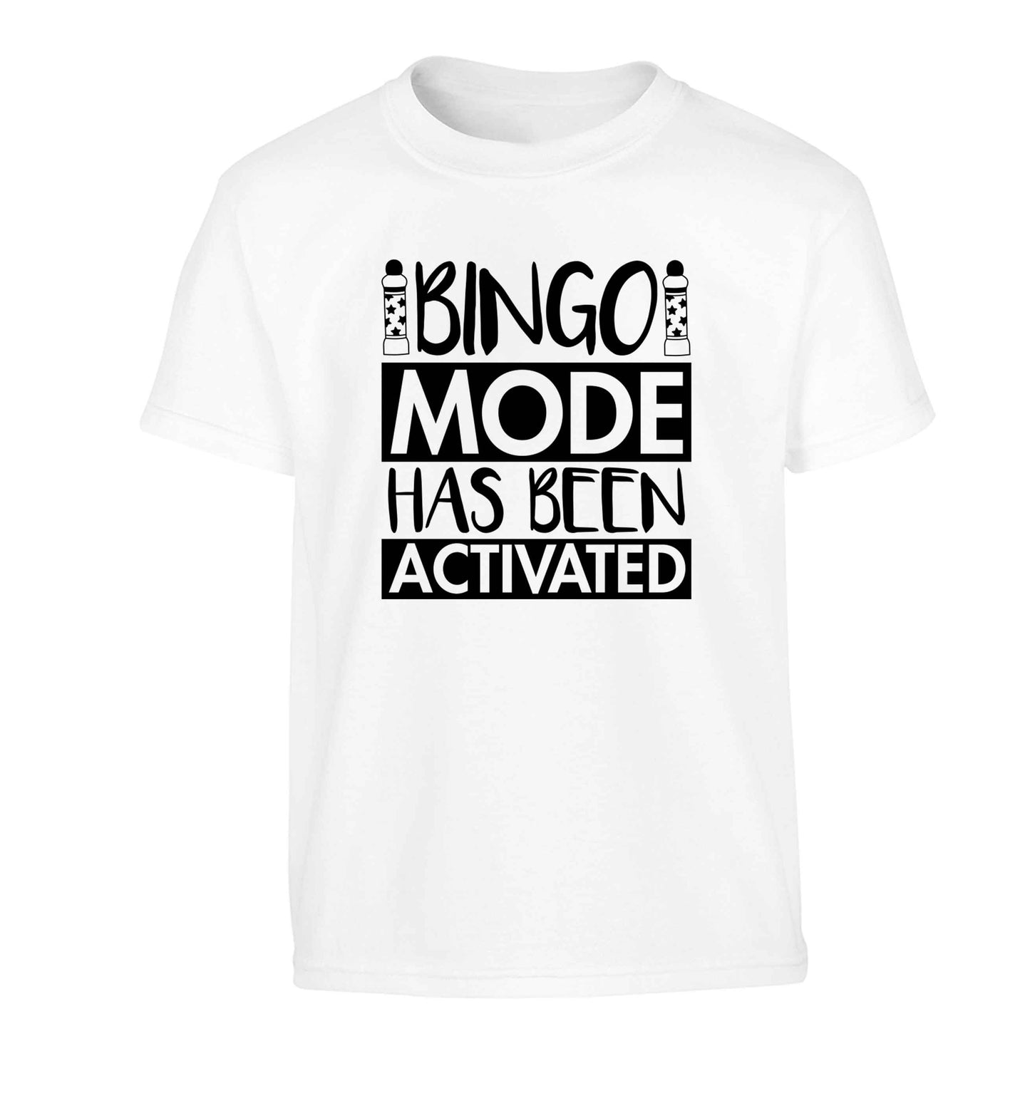 Bingo mode has been activated Children's white Tshirt 12-13 Years