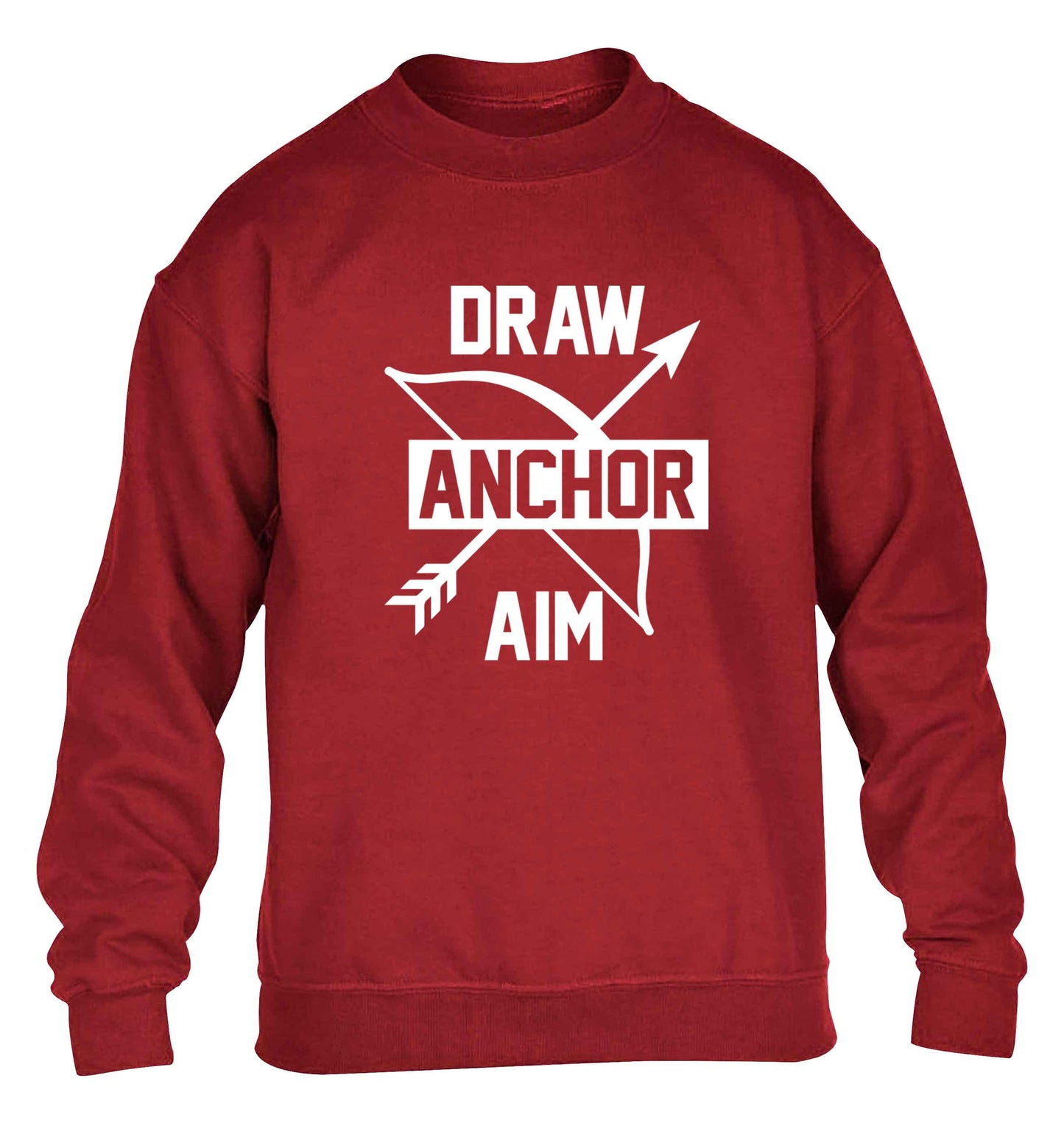 Draw anchor aim children's grey sweater 12-13 Years