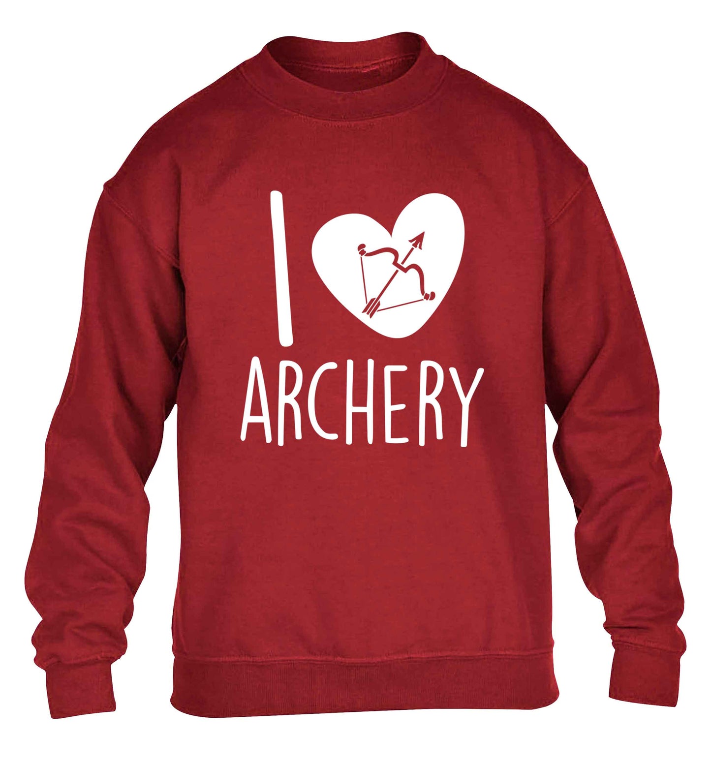 I love archery children's grey sweater 12-13 Years