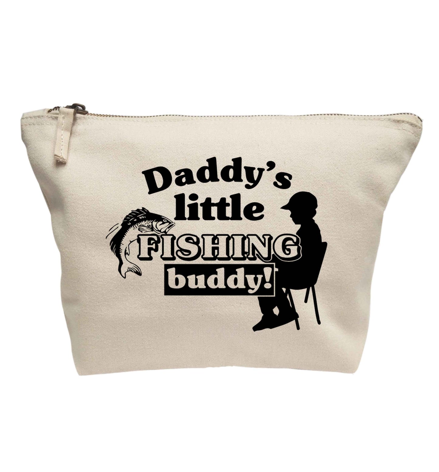 Daddy's little fishing buddy | makeup / wash bag