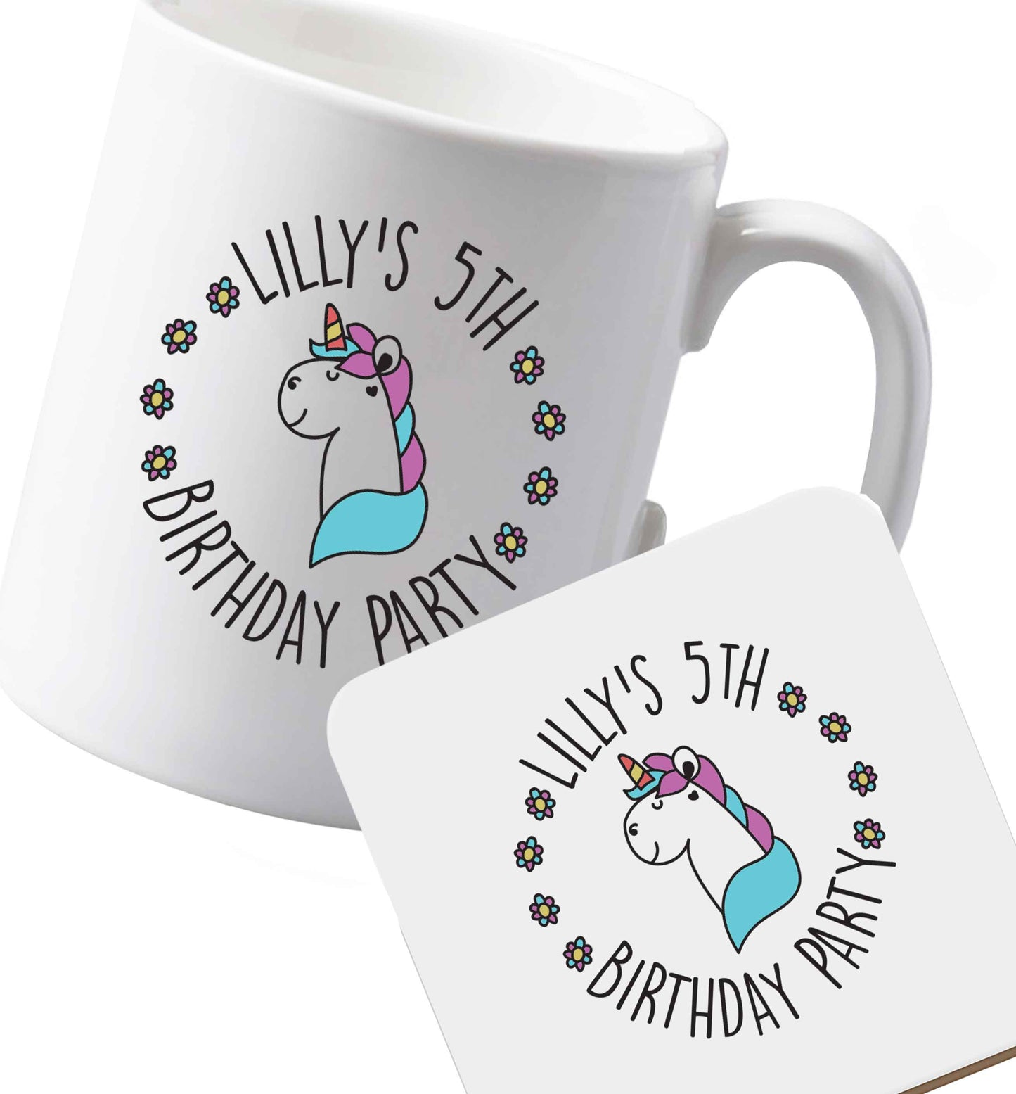 10 oz Ceramic mug and coaster Favourite Type Pan Pancake both sides