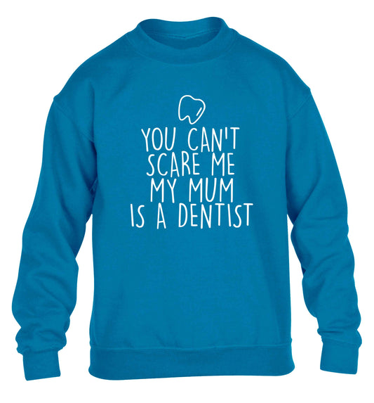 Minty Kisses Tooth Fairy (a) children's blue sweater 12-13 Years