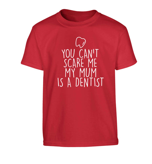 Minty Kisses Tooth Fairy (a) Children's red Tshirt 12-13 Years
