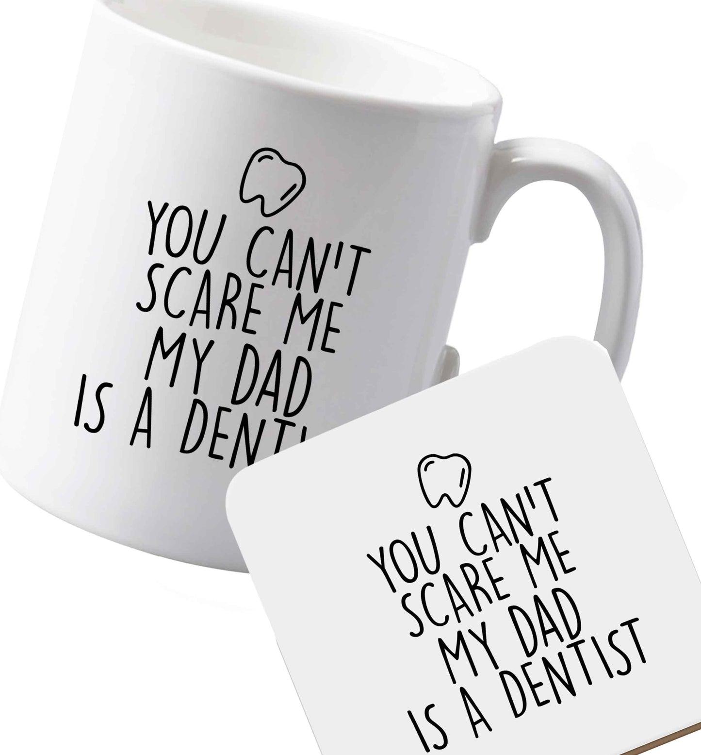 10 oz Ceramic mug and coaster Favourite Type Pan Pancake both sides