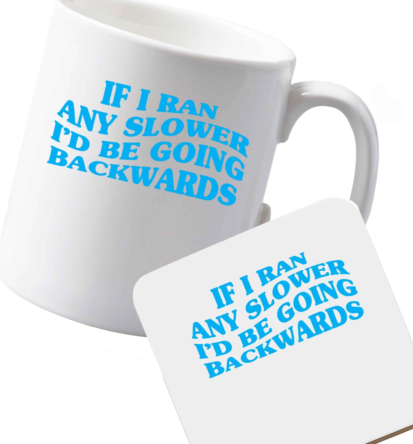 10 oz Ceramic mug and coaster Favourite Type Pan Pancake both sides