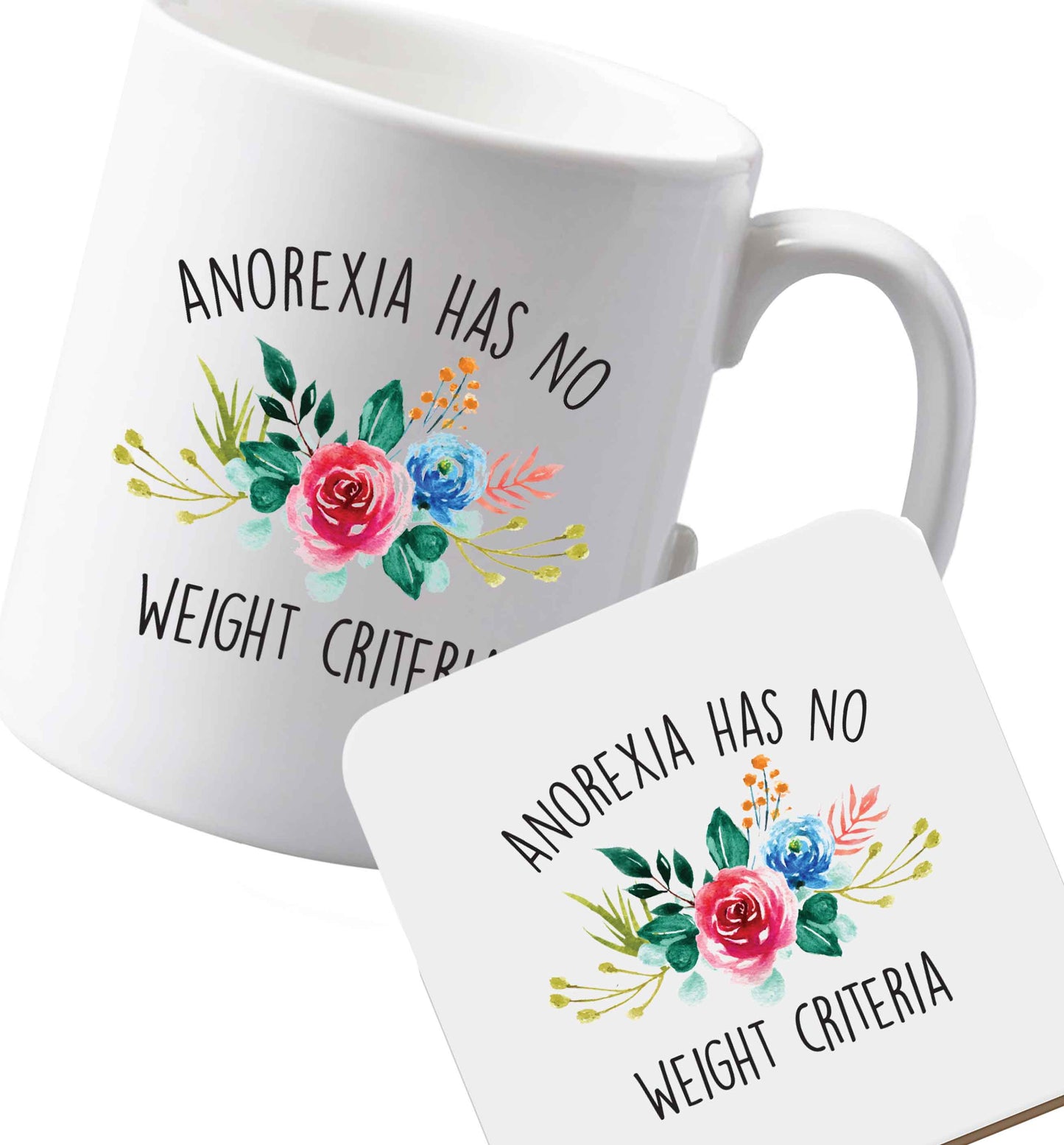 10 oz Ceramic mug and coaster Favourite Type Pan Pancake both sides