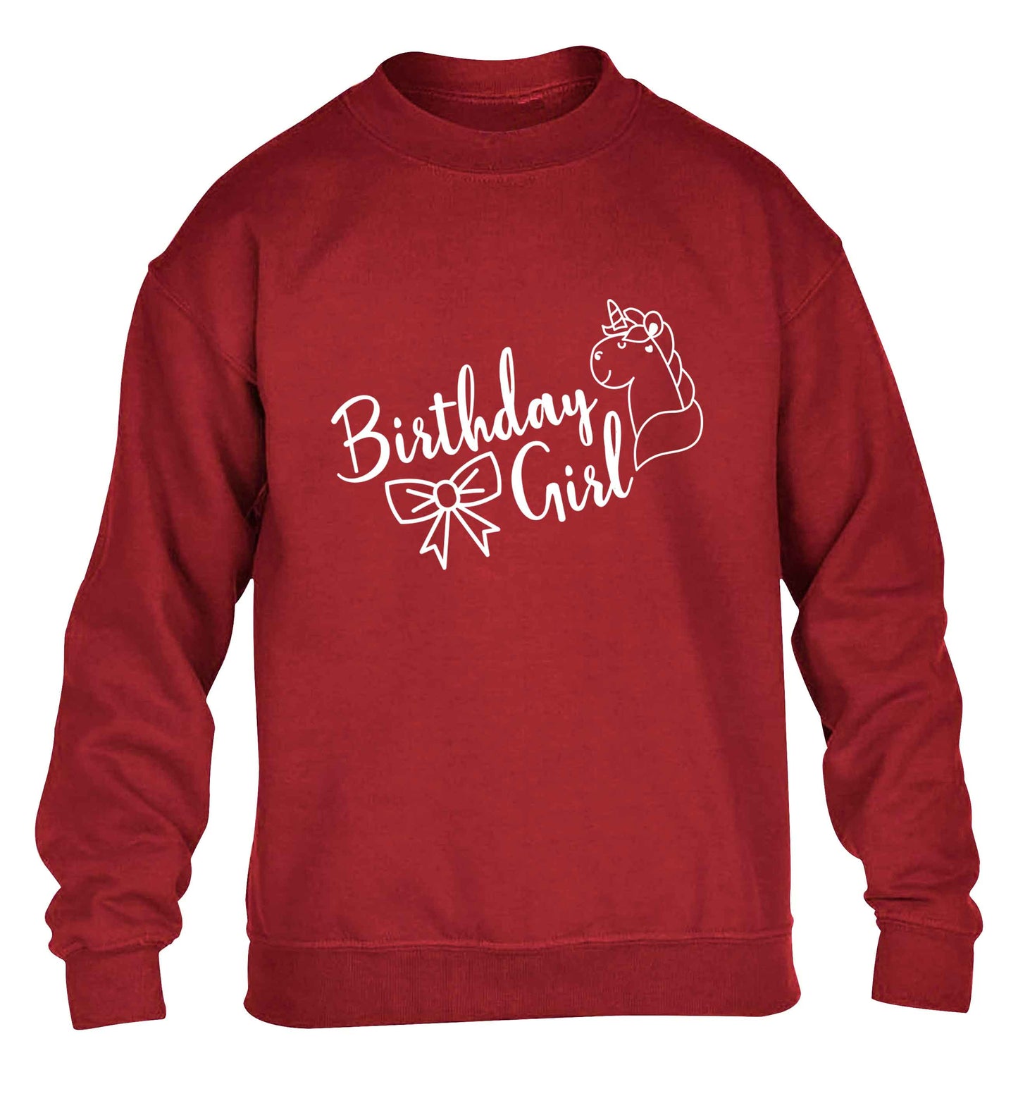 Birthday girl children's grey sweater 12-13 Years