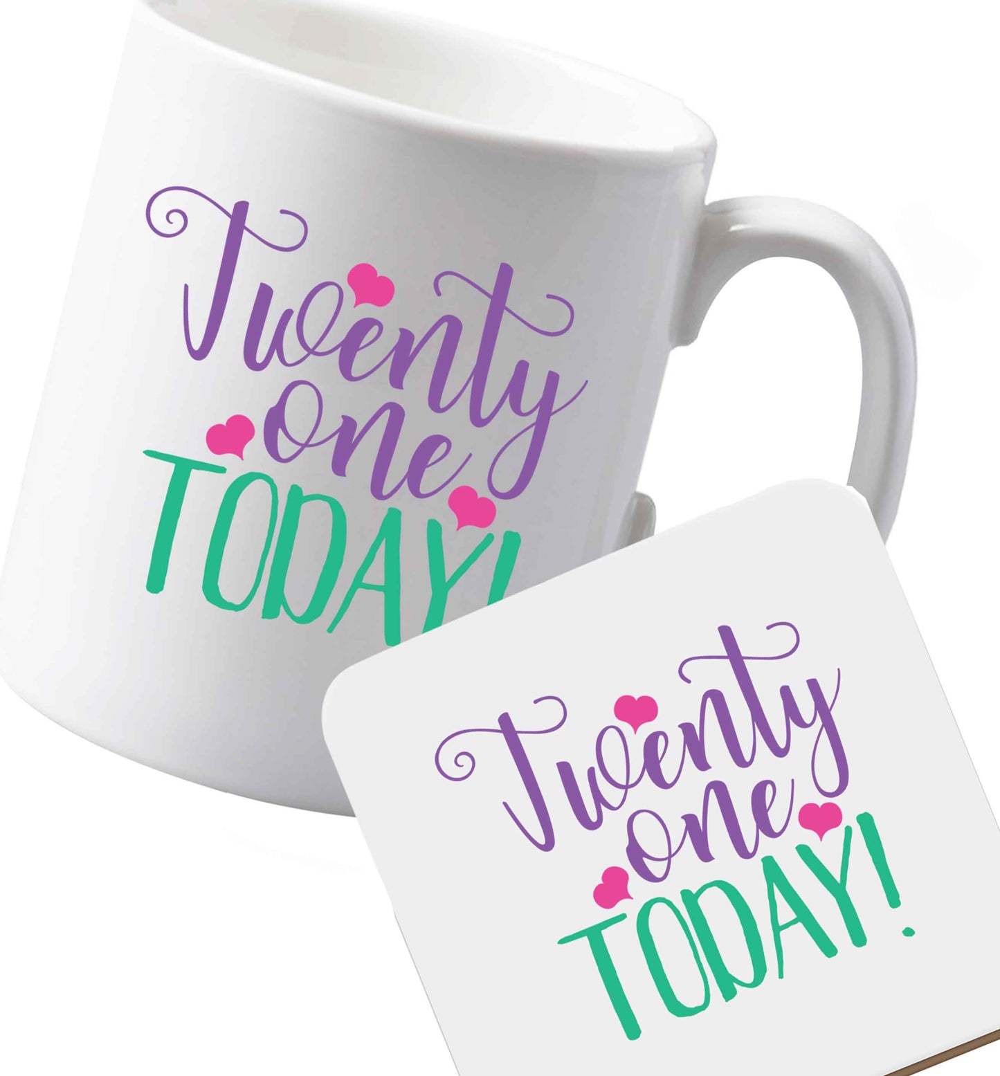 10 oz Ceramic mug and coaster Favourite Type Pan Pancake both sides