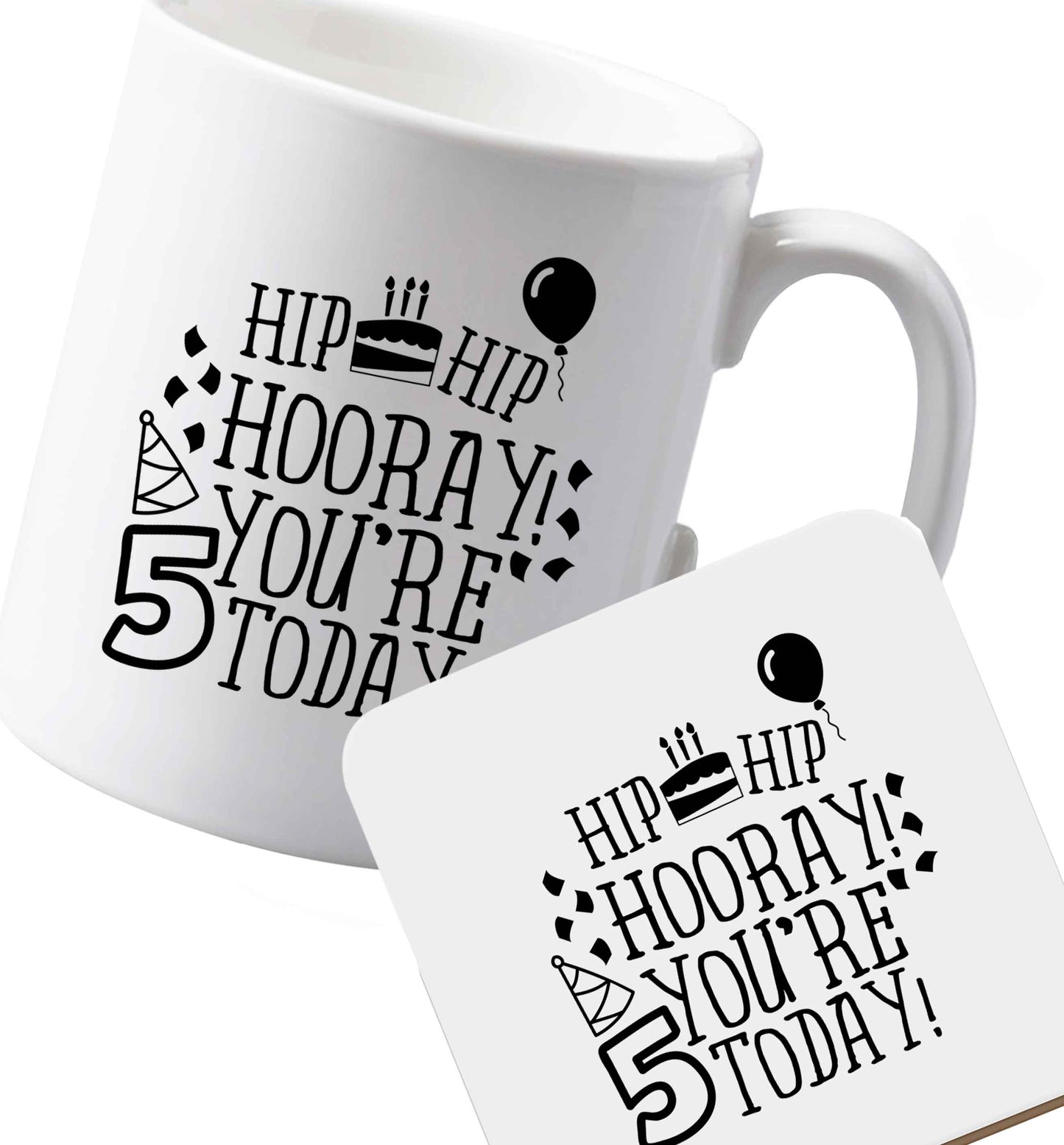 10 oz Ceramic mug and coaster Favourite Type Pan Pancake both sides