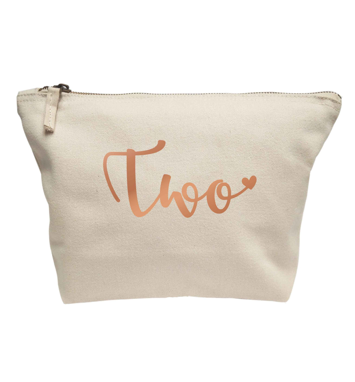 Two rose gold | Makeup / wash bag
