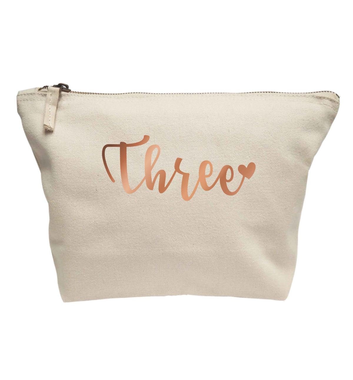 Three rose gold | Makeup / wash bag